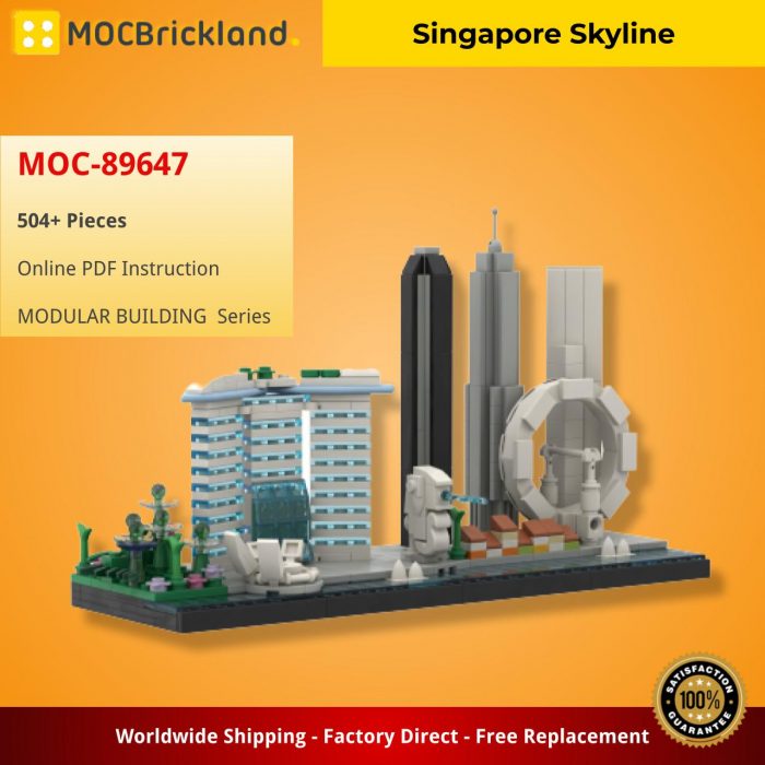 MODULAR BUILDING MOC-89647 Singapore Skyline MOCBRICKLAND