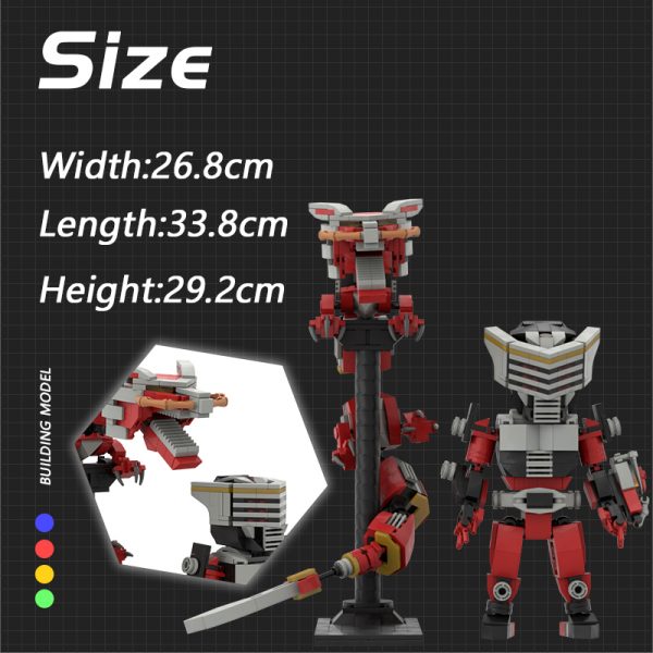 MOCBRICKLAND MOC 89649 Kamen Rider 1