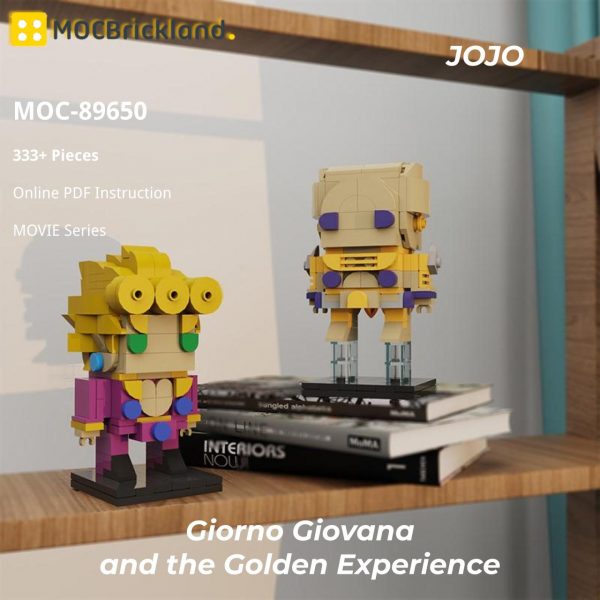 MOCBRICKLAND MOC 89650 Giorno Giovana and the Golden Experience JoJo