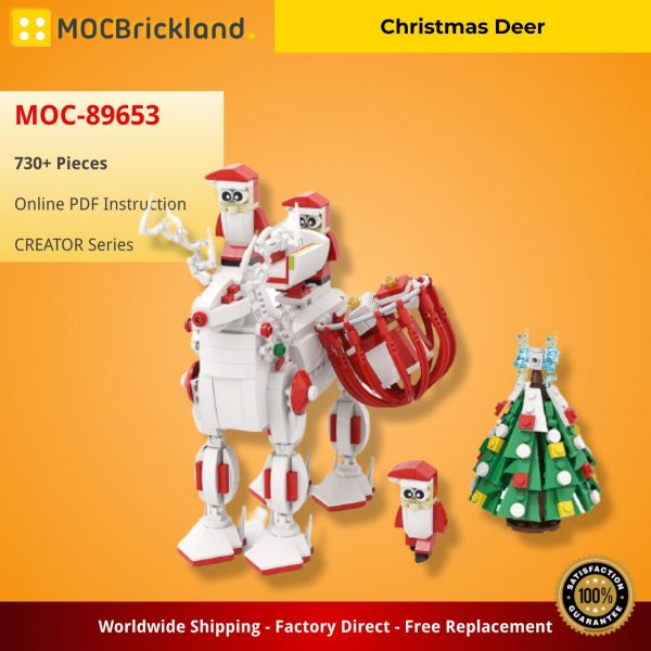 MOCBRICKLAND MOC 89653 Christmas Deer 2