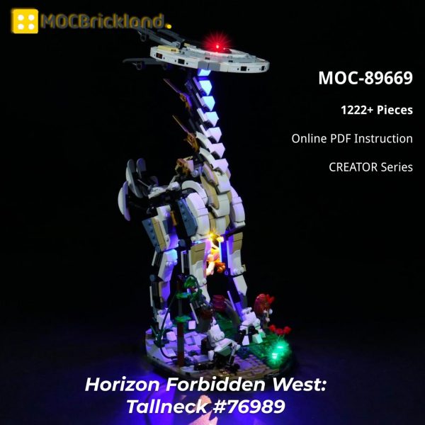 MOCBRICKLAND MOC 89669 Horizon Forbidden West Tallneck Light Kit for 76989 2