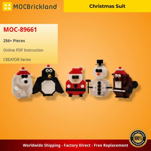 MOCBRICLAND MOC 89661 Christmas Suit 2