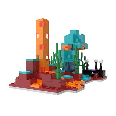 MOCBRICLAND MOC 89662 Twisted Forest Minecraft 1