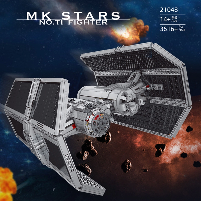 STAR WARS Mould King 21048 No.T1 Fighter Tie Bomber