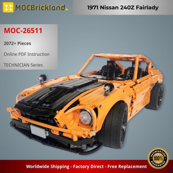 TECHNIC MOC 26511 1971 Nissan 240Z Fairlady MOCBRICLAND 2