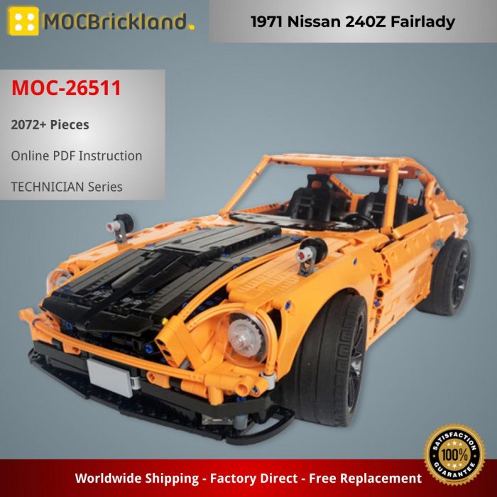 TECHNIC MOC-26511 1971 Nissan 240Z Fairlady MOCBRICLAND