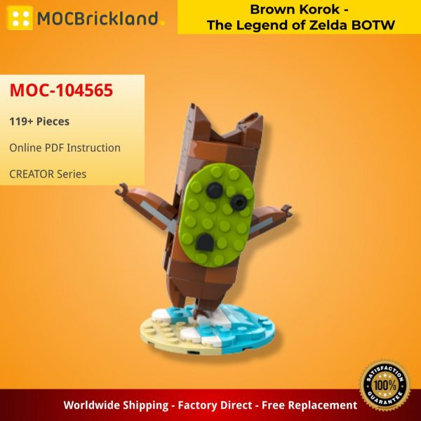 CREATOR MOC 104565 Brown Korok The Legend of Zelda BOTW MOCBRICKLAND 2