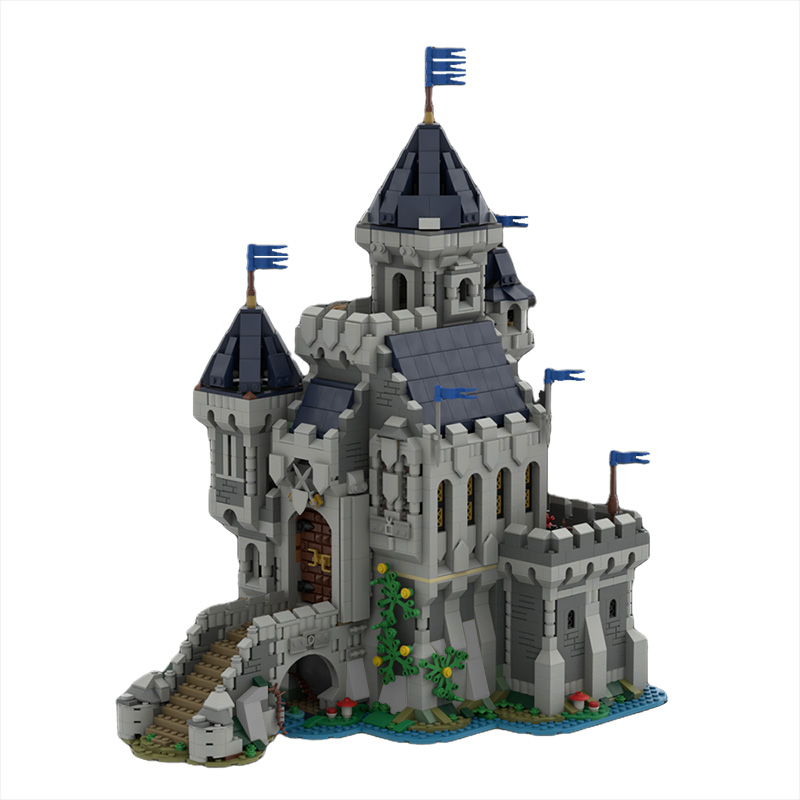 MODULAR BUILDING MOC-101775 Black Falcon Knight’s Castle (31120 “Medieval Castle” Alternate Build) MOCBRICKLAND