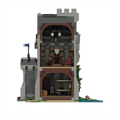 MOCBRICKLAND MOC 101775 Black Falcon Knights Castle 31120 Medieval Castle Alternate Build 5