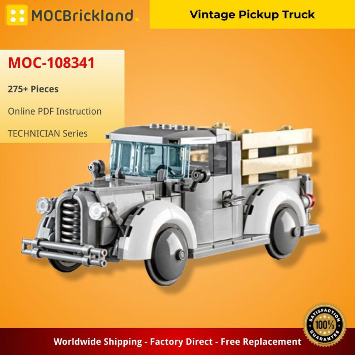 TECHNIC MOC-108341 Vintage Pickup Truck MOCBRICKLAND