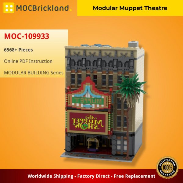 MOCBRICKLAND MOC 109933 Modular Muppet Theatre 1