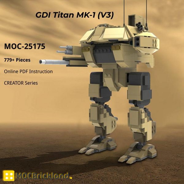 MOCBRICKLAND MOC 25175 GDI Titan MK 1 V3