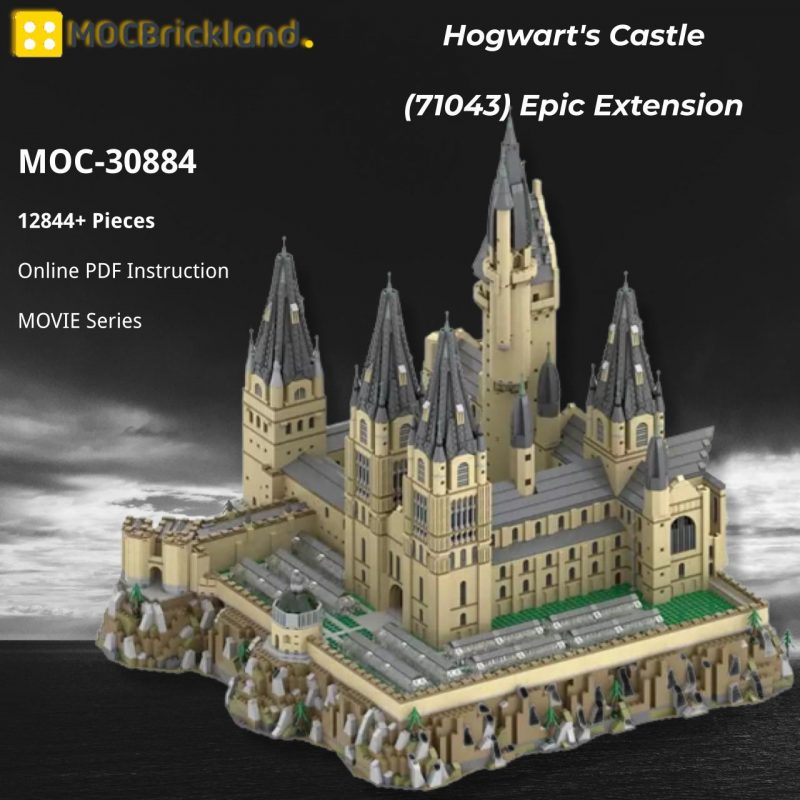 MOCBRICKLAND MOC 30884 Hogwarts Castle 71045 Epic Extension C4296 800x800 1