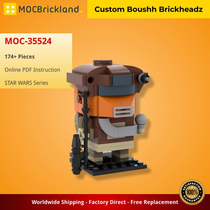 STAR WARS MOC-35524 Custom Boushh Brickheadz MOCBRICKLAND