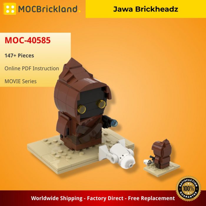 MOVIE MOC-40585 Jawa Brickheadz MOCBRICKLAND 