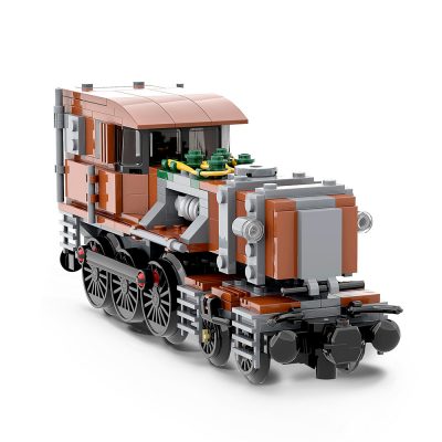 MOCBRICKLAND MOC 51372 Steampunk Crocodile Locomotive 7