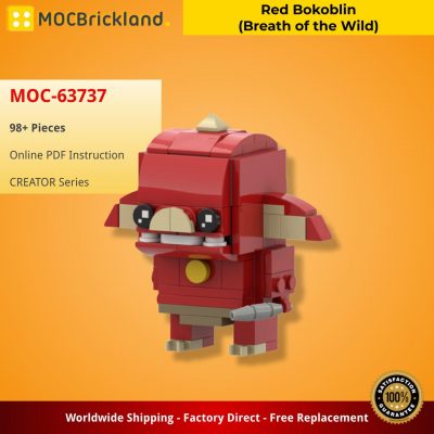 MOCBRICKLAND MOC 63737 Red Bokoblin Breath of the Wild Brickheadz