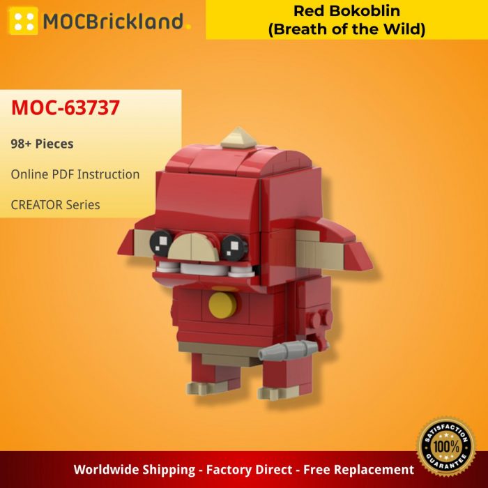CREATOR MOC-63737 Red Bokoblin (Breath of the Wild) Brickheadz MOCBRICKLAND