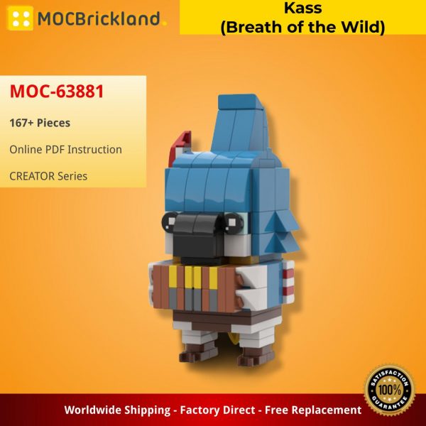 MOCBRICKLAND MOC 63881 Kass Breath of the Wild Brickheadz