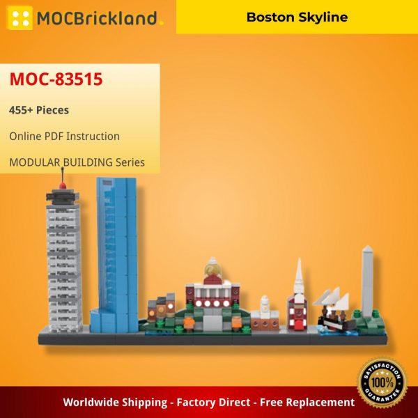 MOCBRICKLAND MOC 83515 Boston Skyline