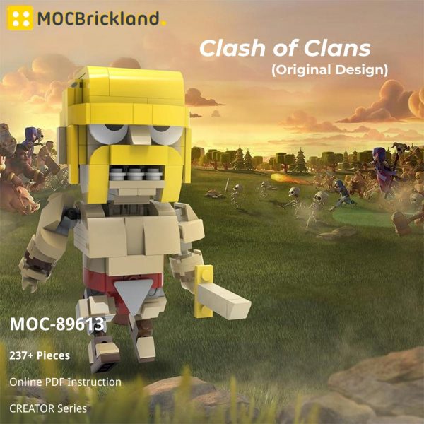 MOCBRICKLAND MOC 89613 Clash of Clans Original Design