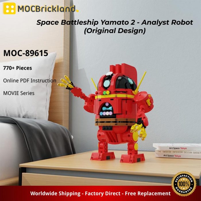 MOVIE MOC-89615 Space Battleship Yamato 2 – Analyst Robot (Original Design) MOCBRICKLAND