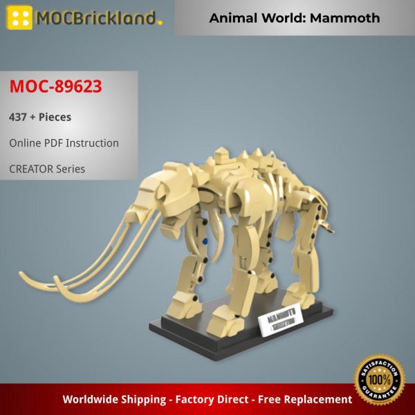 MOCBRICKLAND MOC 89623 Animal World Mammoth 2