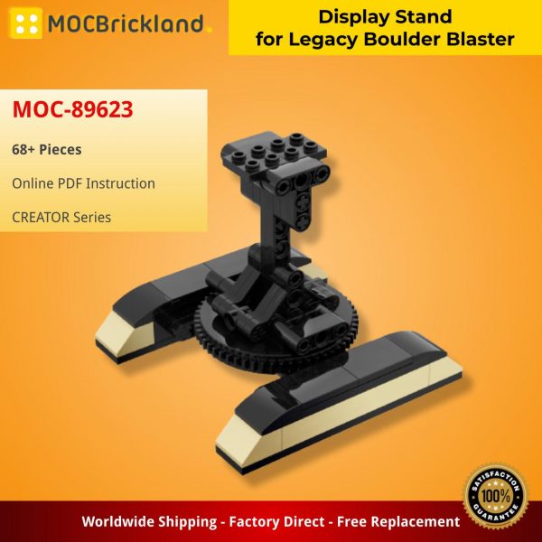 MOCBRICKLAND MOC 89623 Display Stand for Legacy Boulder Blaster 71736 2