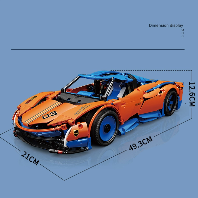 TECHNIC Mould King 13098 App Remote Control No.Speedtail Car