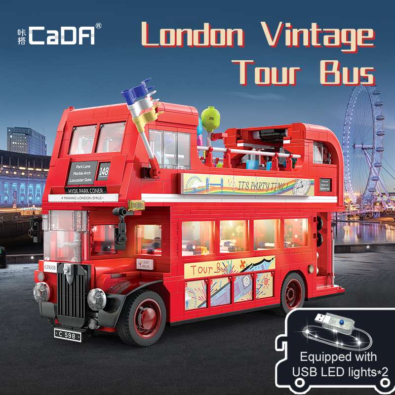 Technic CaDa C59008 London Retro Tour Bus