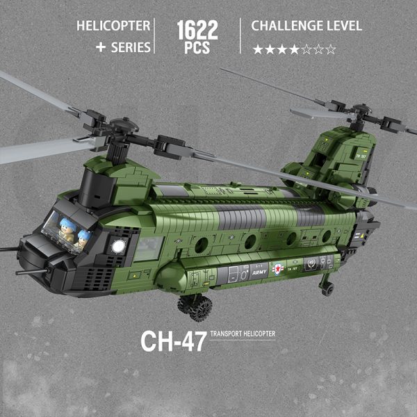 JUHANG 88017 CH 47 Transport Helicopter Chinook 2