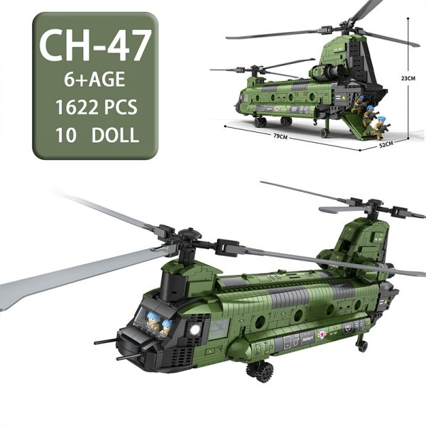 JUHANG 88017 CH 47 Transport Helicopter Chinook 3