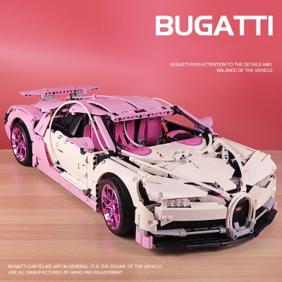 KING 55665 BUGATTI Pink Sports Car 1