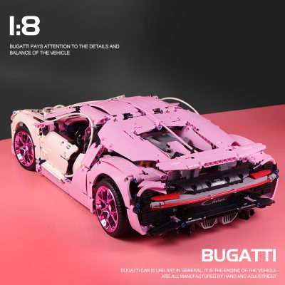 KING 55665 BUGATTI Pink Sports Car 4