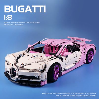 KING 55665 BUGATTI Pink Sports Car 5