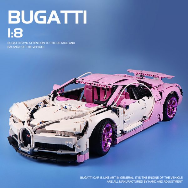 KING 55665 BUGATTI Pink Sports Car 5