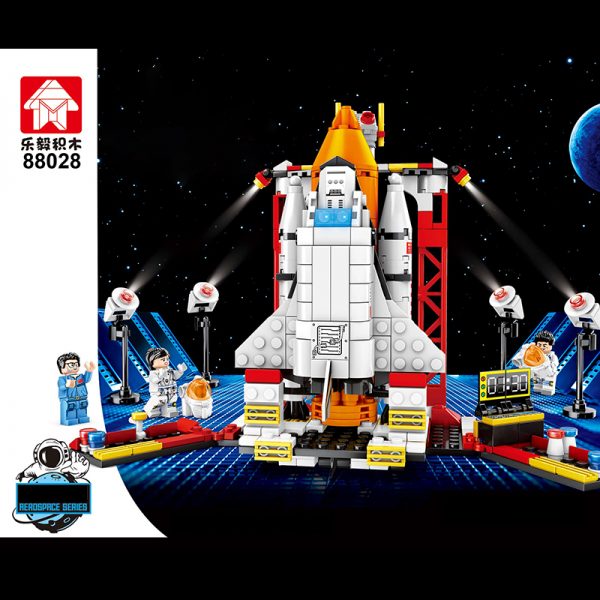 LEYI 88028 Space Dream Spaceship Launch Base 1