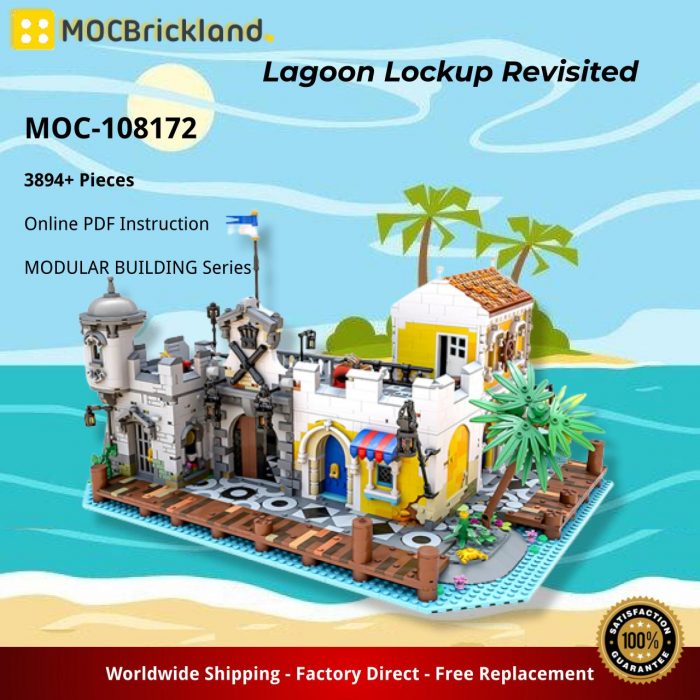 Modular Building MOC-108172 Lagoon Lockup Revisited MOCBRICKLAND