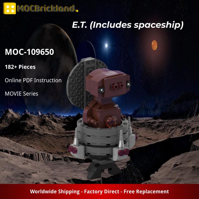 Movie MOC-109650 E.T. (Includes spaceship) MOCBRICKLAND