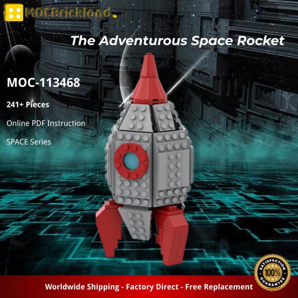 MOCBRICKLAND MOC 113468 The Adventurous Space Rocket