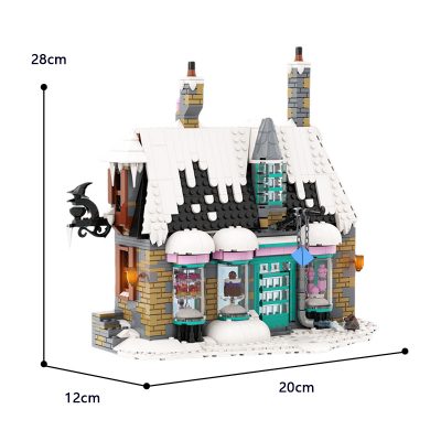 MOCBRICKLAND MOC 114444 Hogsmeade HoneyDukes from Harry Potter 4