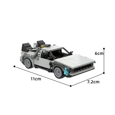 MOCBRICKLAND MOC 30085 DMC DeLorean Time Machine 3