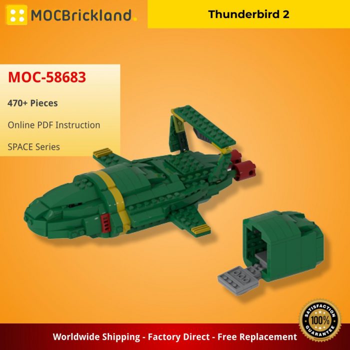 Space MOC-58683 Thunderbird 2 MOCBRICKLAND