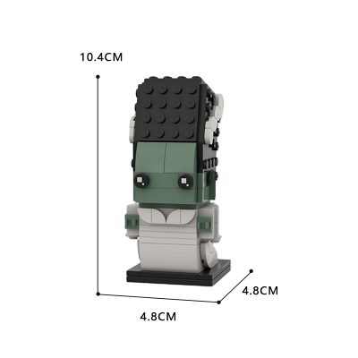 MOCBRICKLAND MOC 76263 Frankenstein and Bride Bundle 1