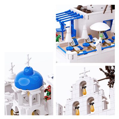 MOCBRICKLAND MOC 89609 Santorini Greek Town 2