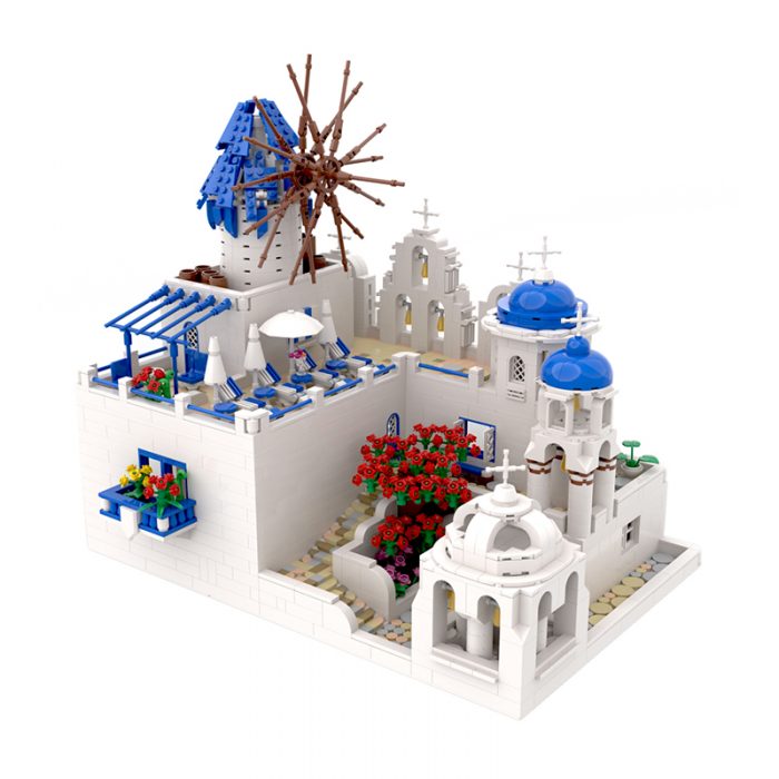 Modular Building MOC-89609 Santorini-Greek Town MOCBRICKLAND