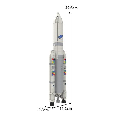 MOCBRICKLAND MOC 93722 1110 Ariane 5 ECA 7