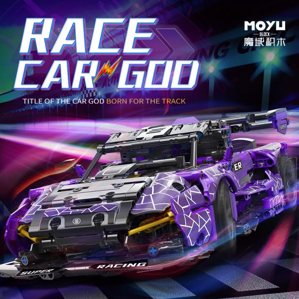 MOYU MY88314 114 Purple Race Car 1
