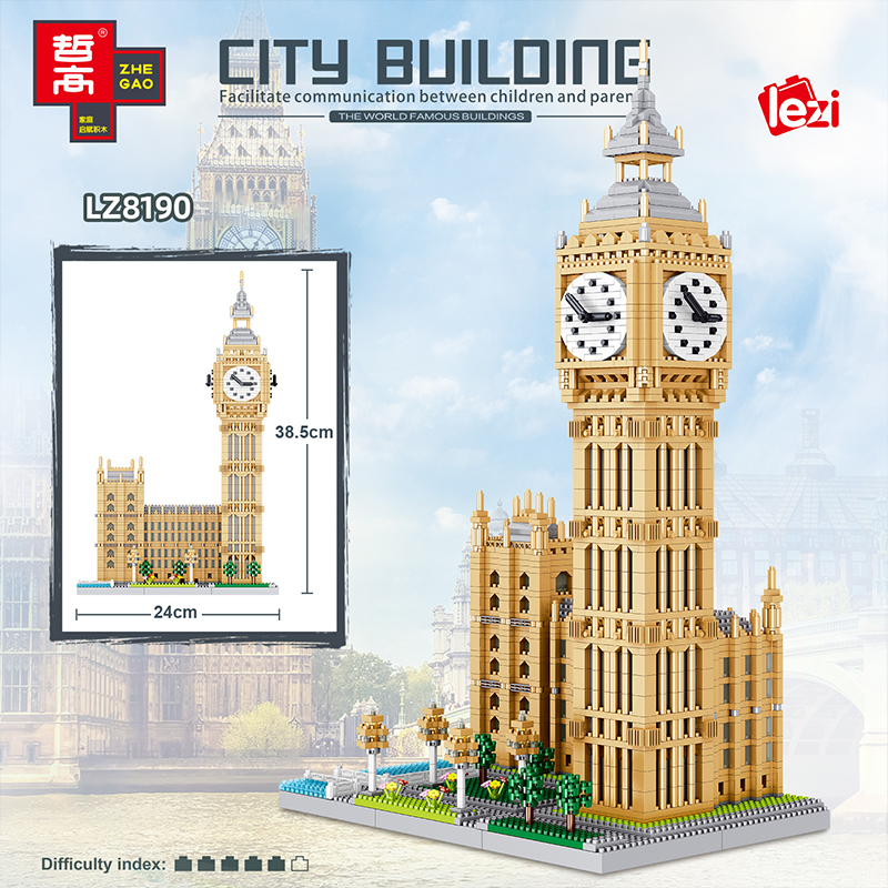 Modular Building ZHEGAO 8190 Big Ben
