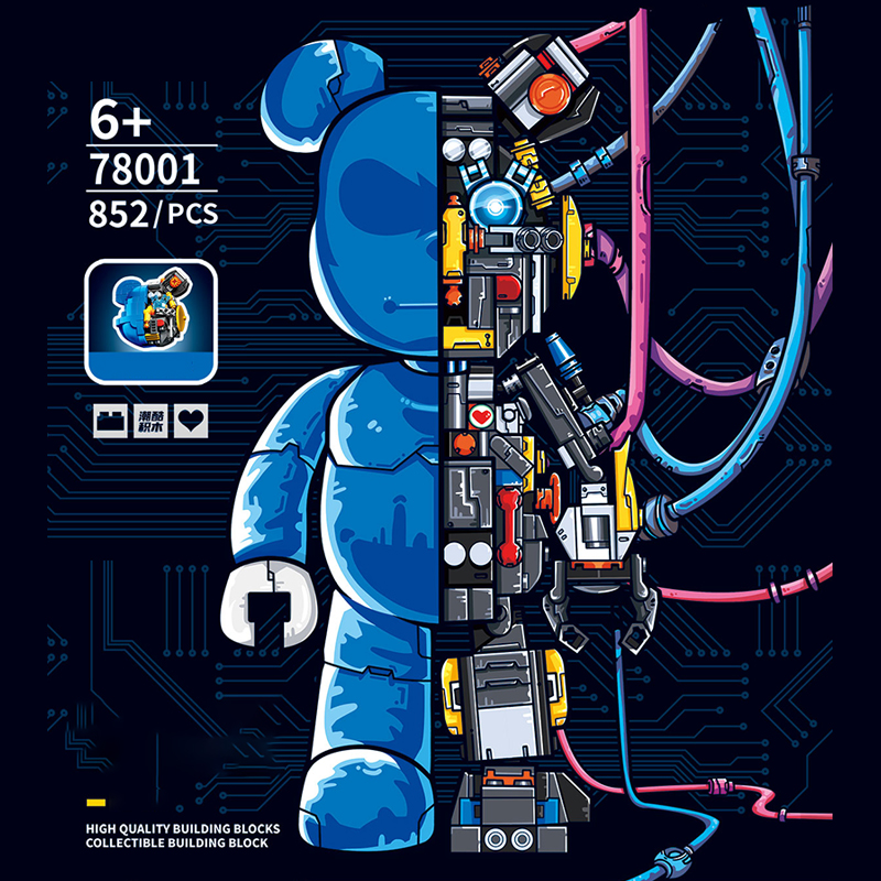 Creator LEYI 78001 Blue Bear